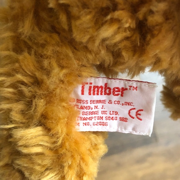 Russ Berrie Toys Rare Vintage Timber Teddy Bear Russ Berrie And Co